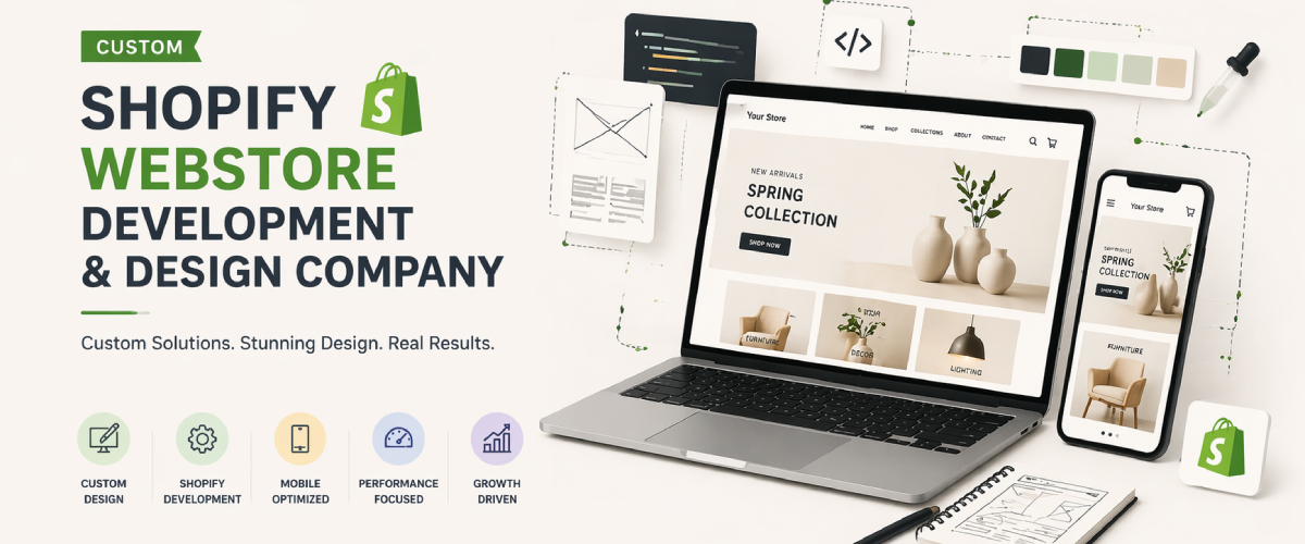 Custom Shopify Webstore Development and Design Company