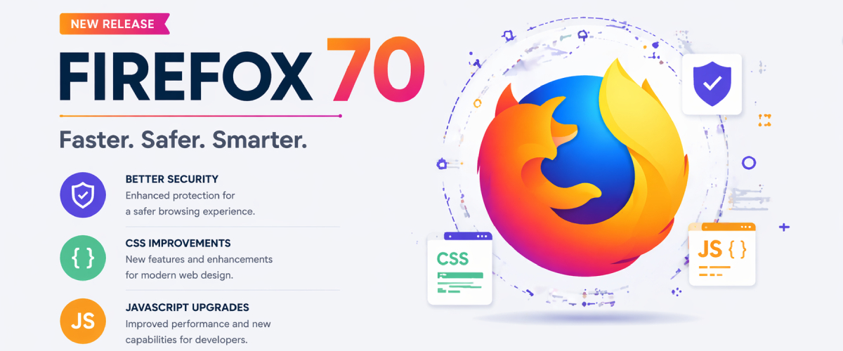 Firefox 70 released with better security, CSS and JavaScript Improvements