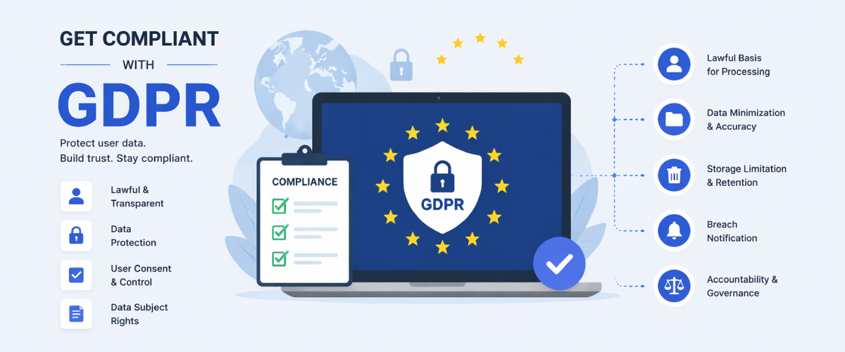 GDPR and how to get compliant with it.