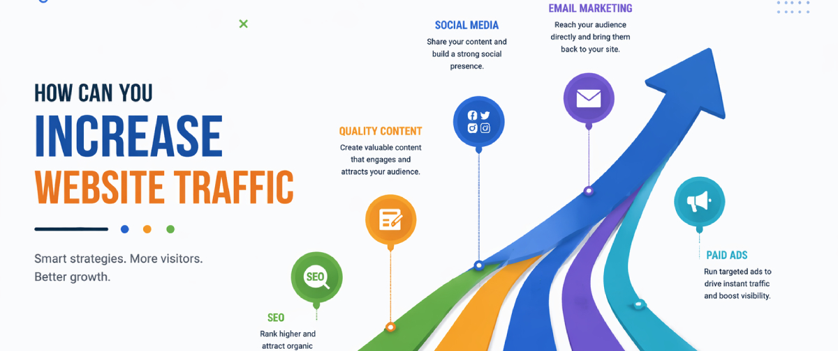 How can you increase Website Traffic?