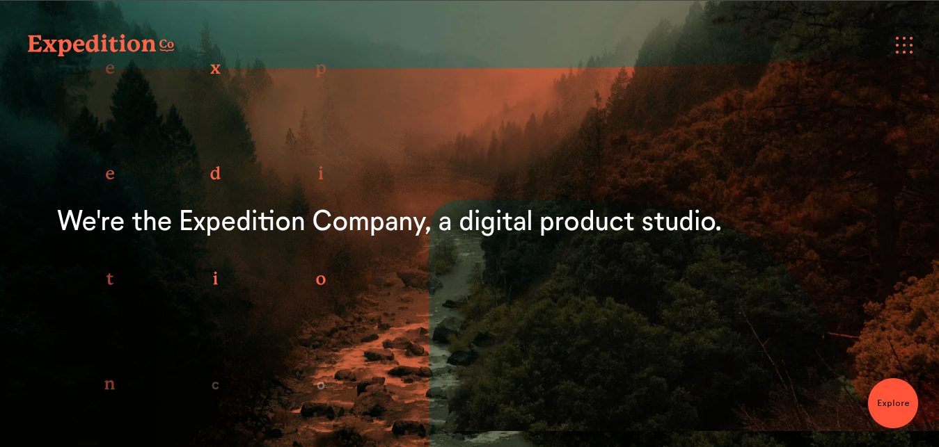 Expedition Co. website — California-based digital product studio building custom software and digital products