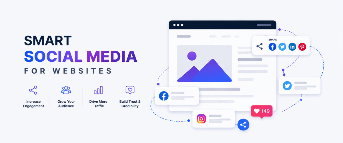 Smart Social Media For Websites