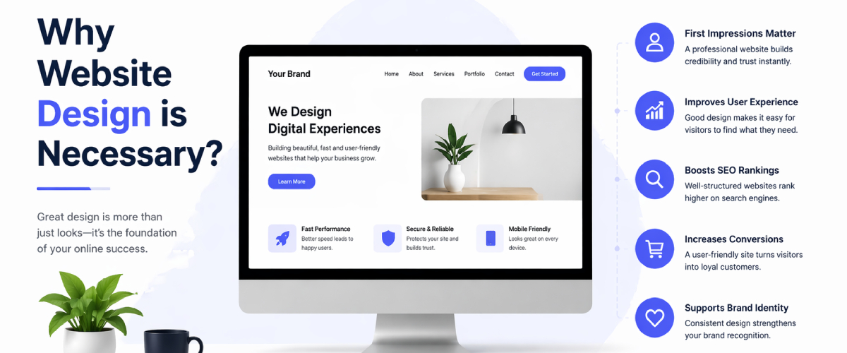 Why is website design necessary?
