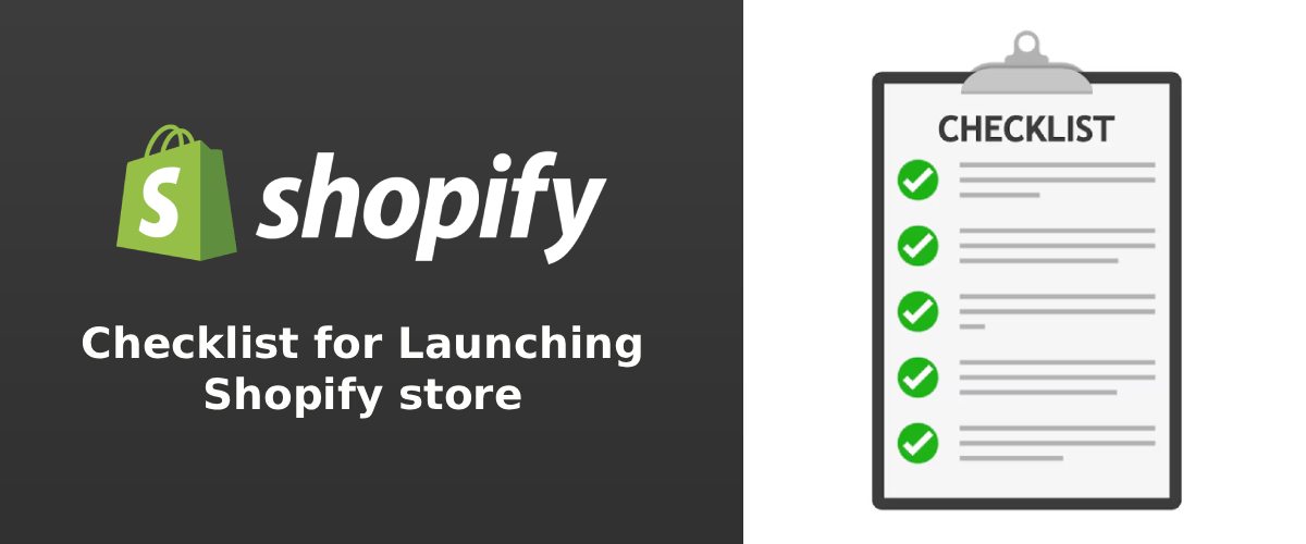 Checklist for Launching Shopify store