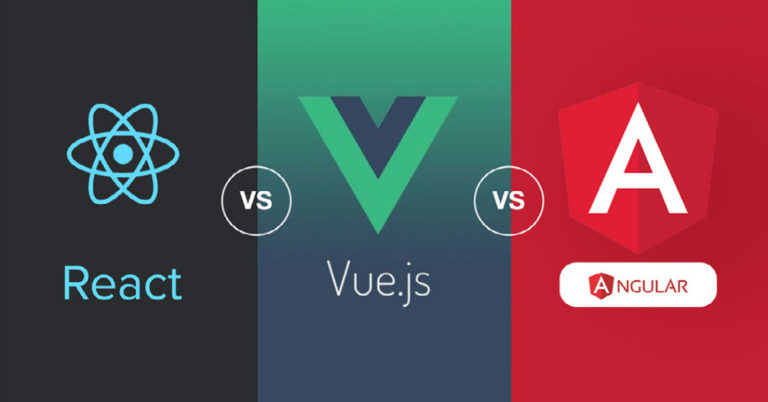 JavaScript frameworks: Angular vs. Vue vs. React: